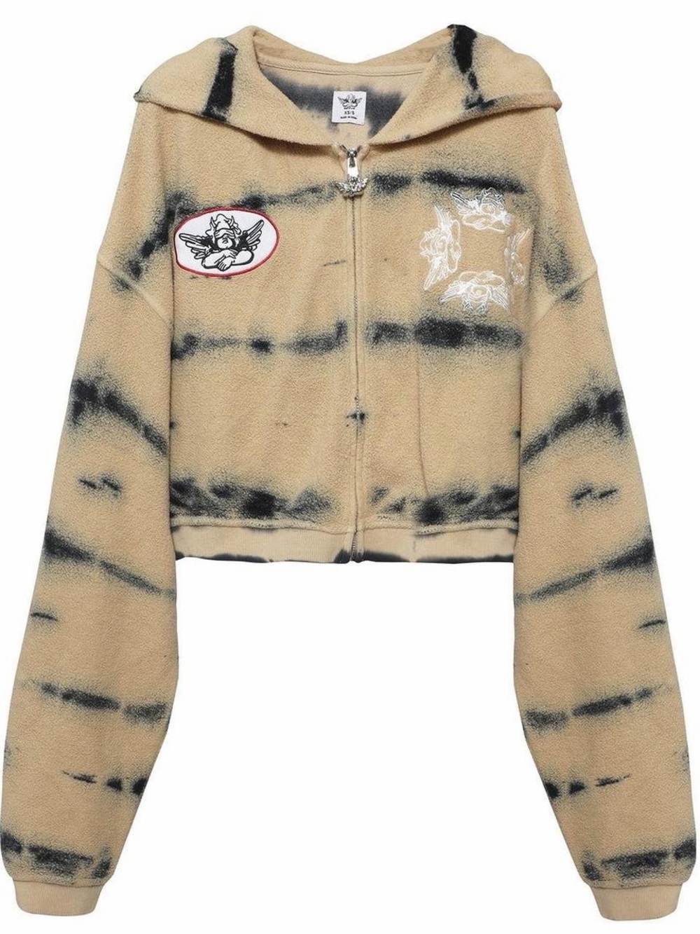 Boys Lie Crop Zip Hoodie